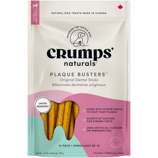 Crumps Naturals - Plaque Buster Original Flavor 7" 10 pck