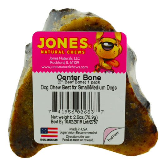 Jones Natural Chews - Center Bone 2"