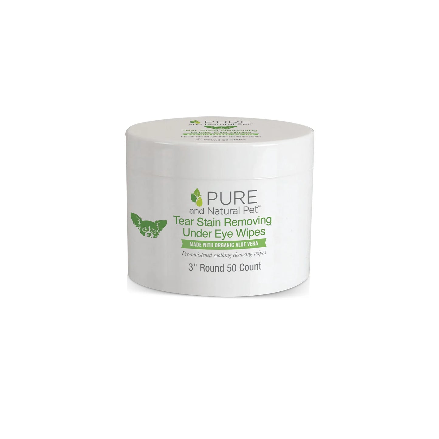 Pure & Natural Pet Wellness - Tear Stain Removing Under Eye Wipes