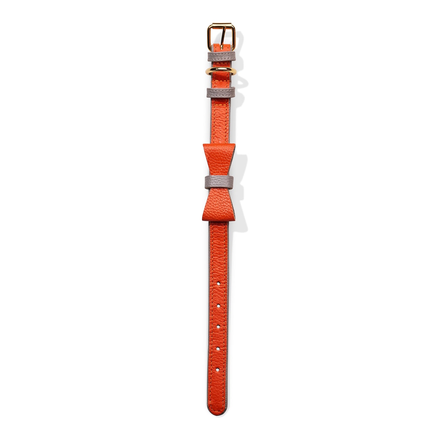 Sweet Bow Tie Collar - Orange