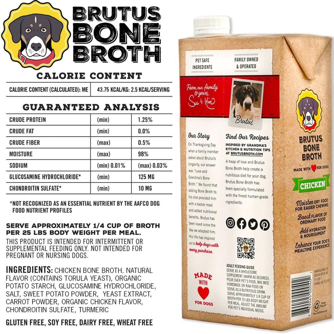 Brutus Bone Broth Chicken - 32 Oz