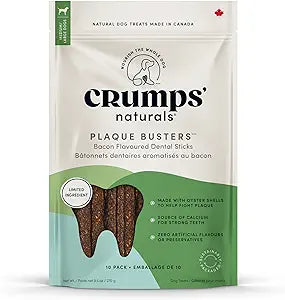 Crumps Naturals - Plaque Buster Bacon Flavor 7" 10pk