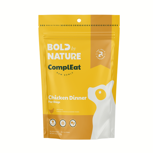 Bold By Nature: ComplEat Raw Bowls for Dogs - Chicken