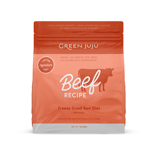 Green Juju: Freeze-Dried Limited-Ingredient Raw Diet - Beef