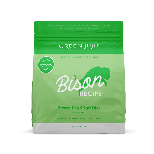 Green Juju: Freeze-Dried Limited-Ingredient Raw Diet - Bison