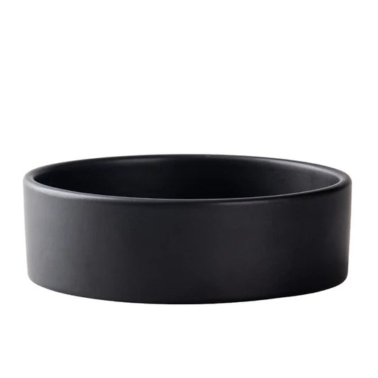 Ceramic Pet Bowl - Black