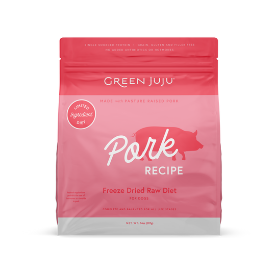 Green Juju: Freeze-Dried Limited-Ingredient Raw Diet - Pork