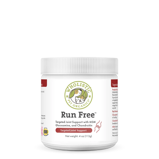 Wholistic Pet Organics: Canine Supplements - Run Free 4oz