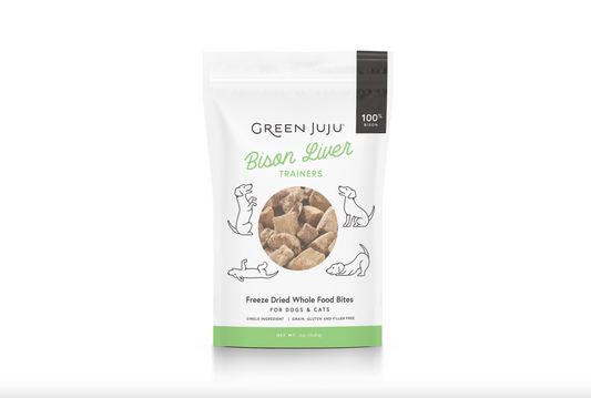 Green Juju: Freeze-Dried Single Ingredient Trainers - Bison Liver