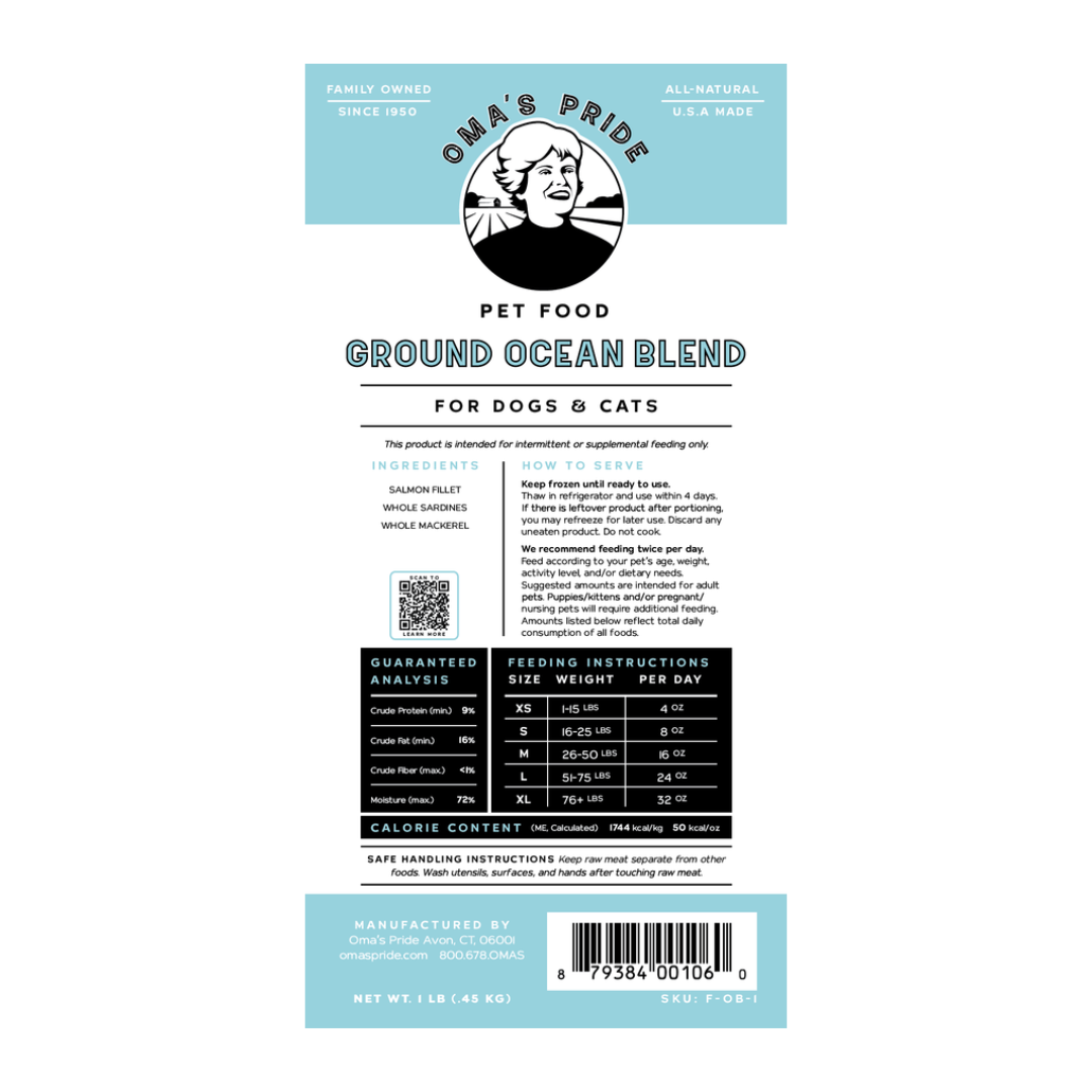 Oma's Pride Ground Ocean Blend 1 lb