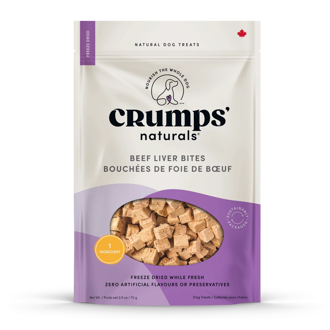 Crumps Naturals - Freeze Dried Beef Liver Bites 2.3 Oz