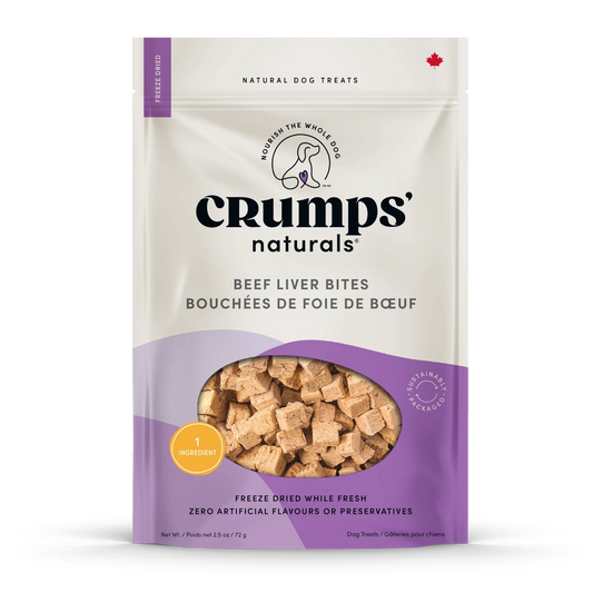 Crumps Naturals - Freeze Dried Beef Liver Bites 2.3 Oz