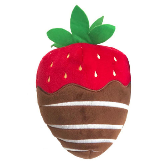 Chocolate Strawberry Dog Toy