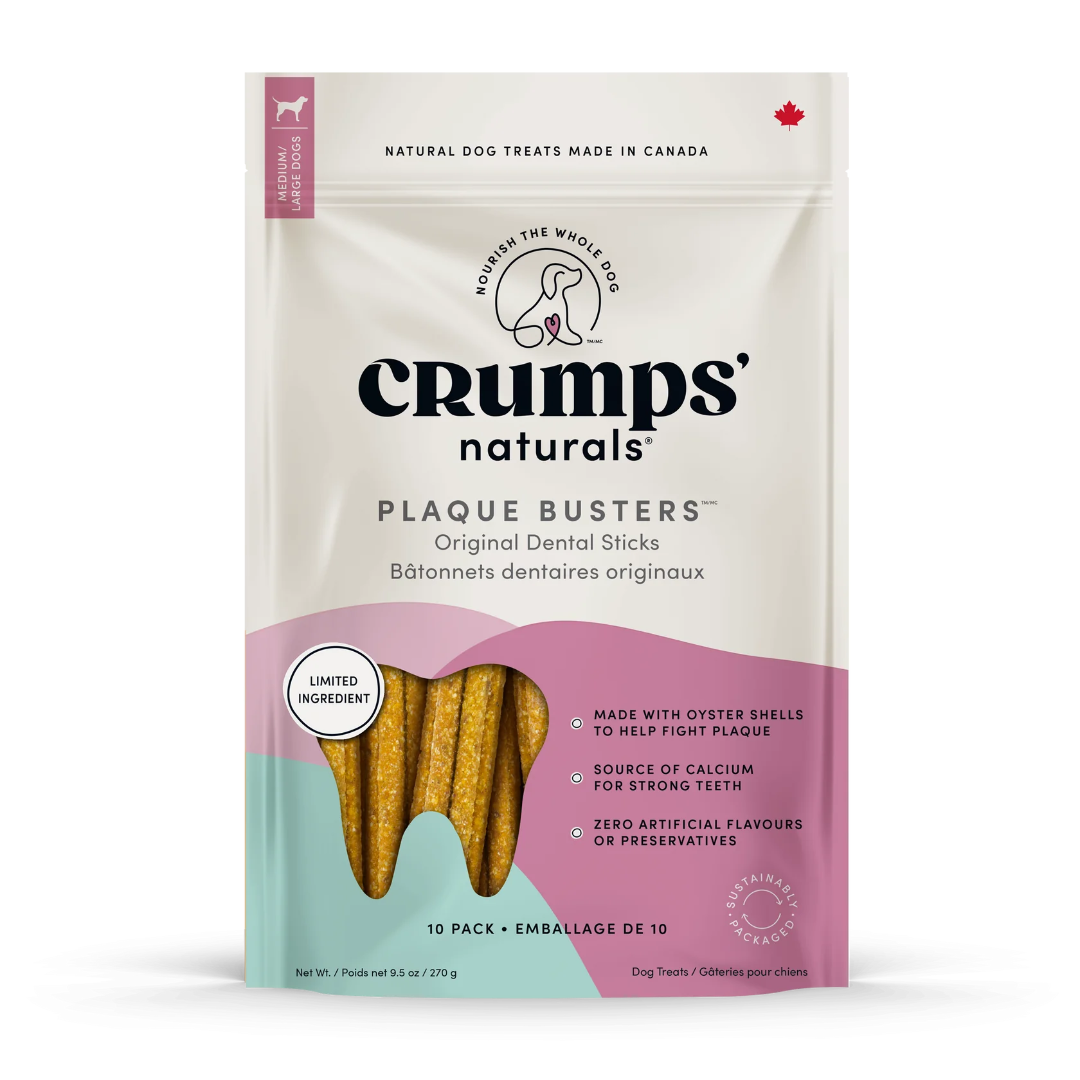 Crumps Naturals - Plaque Buster Original Flavor 7" 10 pck