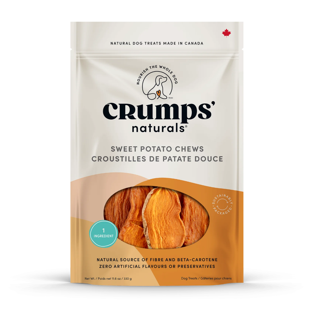 Crumps Naturals - Single Ingredient Sweet Potato Chews 5.6 Oz