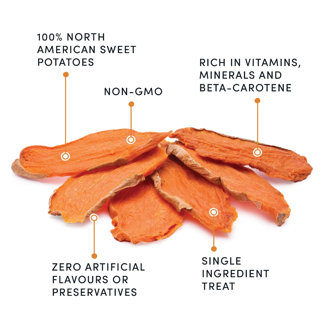 Crumps Naturals - Single Ingredient Sweet Potato Chews 5.6 Oz