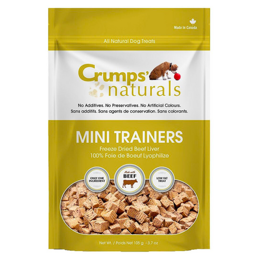 Crumps Naturals - Freeze Dried Beef Liver Mini Trainers 4.4 Oz