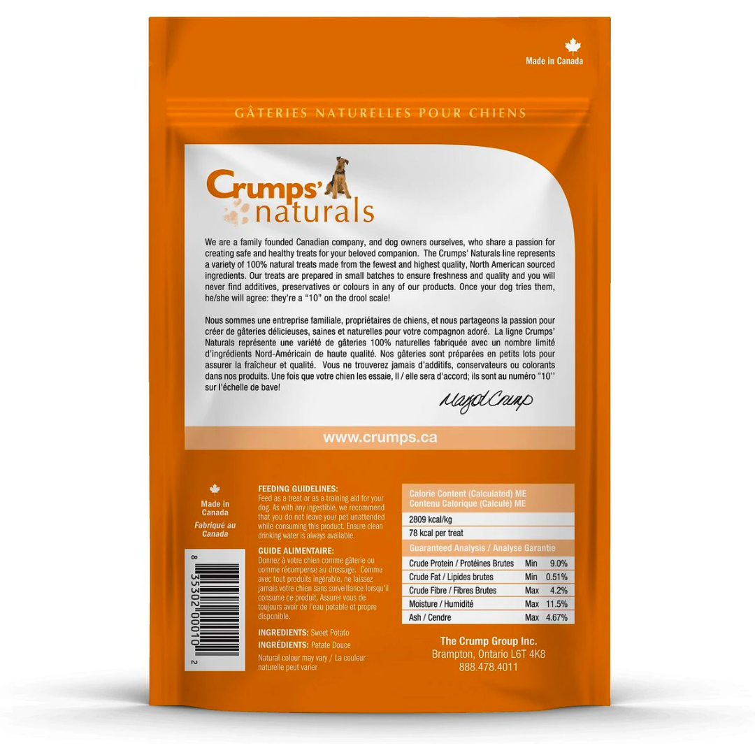 Crumps Naturals - Single Ingredient Sweet Potato Chews 5.6 Oz