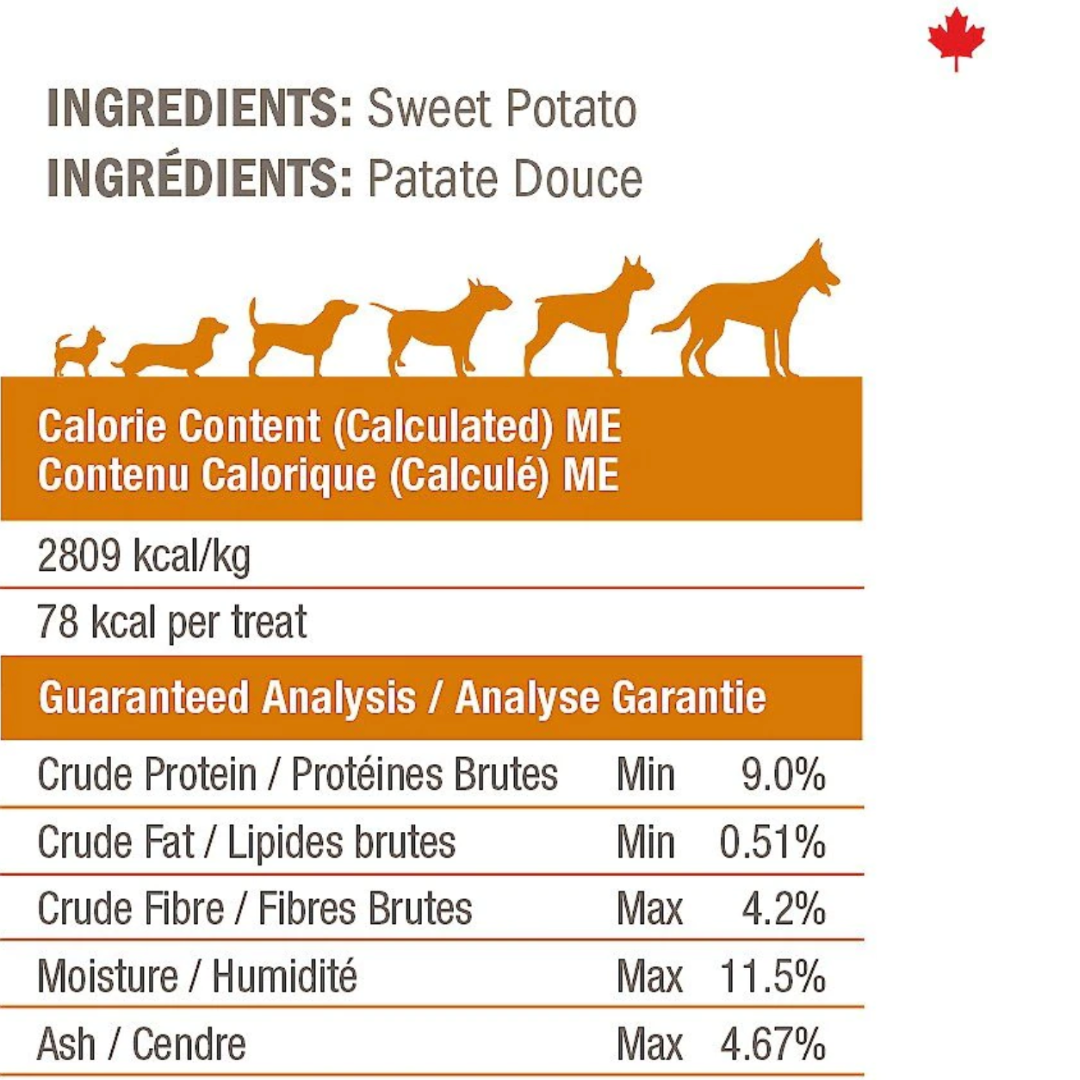 Crumps Naturals - Single Ingredient Sweet Potato Chews 5.6 Oz