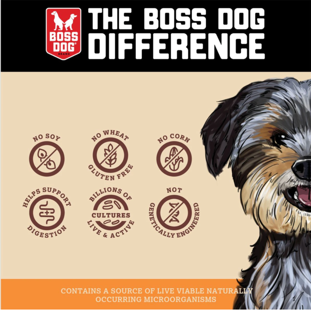 Boss Dog - Freeze Dried Probiotics Raw Chicken Balls 3.Oz