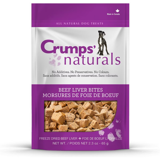 Crumps Naturals - Freeze Dried Beef Liver Bites 2.3 Oz