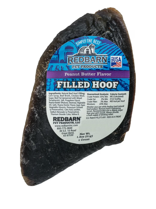 Redbarn Filled Hooves Peanut Butter